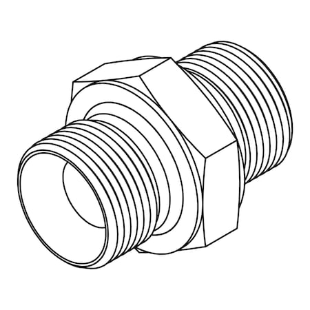 Hydraulic Fitting-International12MBSPP-08MBSPP